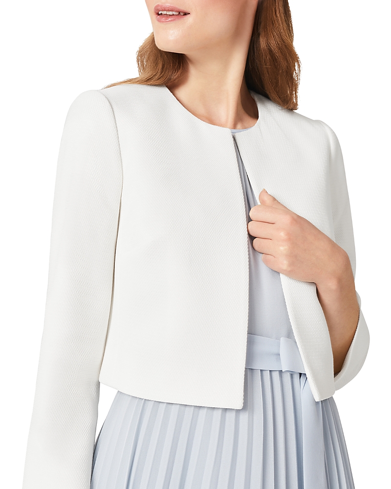 Hobbs London Petite Elize Jacket In Ivory