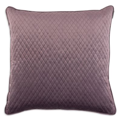 Valentina Quilted Velvet Euro Decorative Pillow, 26" x 26"  