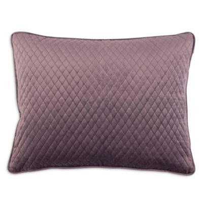 Valentina Quilted Velvet Decorative Pillow, 20" x 26"  