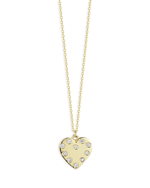 Moon & Meadow 14k Yellow Gold & Diamond Heart Pendant Necklace, 18 - 100% Exclusive