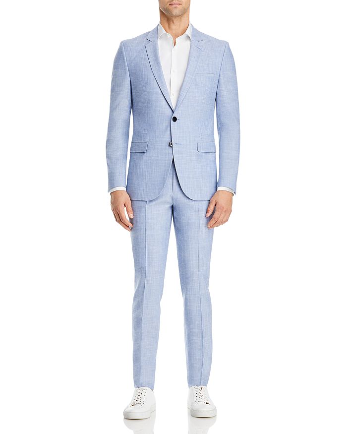 HUGO Arti & Hesten Melange Solid Extra Slim Fit Suit Separates ...