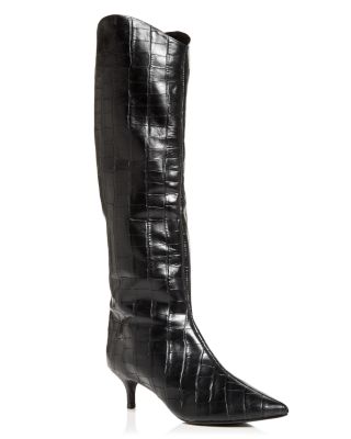 schutz kitten heel boot