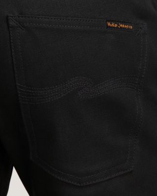 パンツ nudie jeans SLIM JIM DRY BLACK COATED 30 Slim Jim Dry Black Tar slim fit jeans | Nudie Jeans