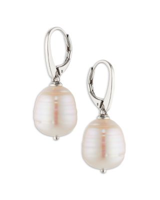 Cultured Baroque Freshwater Pearl Drop Earrings