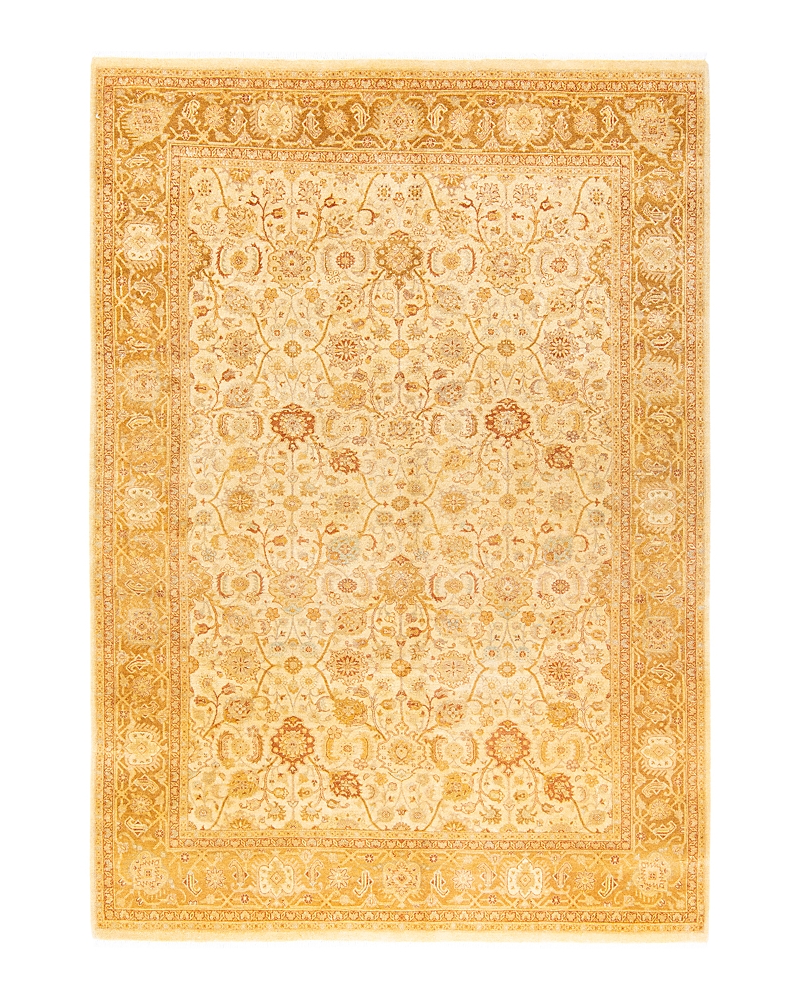 Adorn Handwoven Rugs Mogul M1417 6'3" x 8'10" Area Rug - Ivory