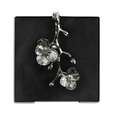 Black Orchird Cocktail Napkin Holder
