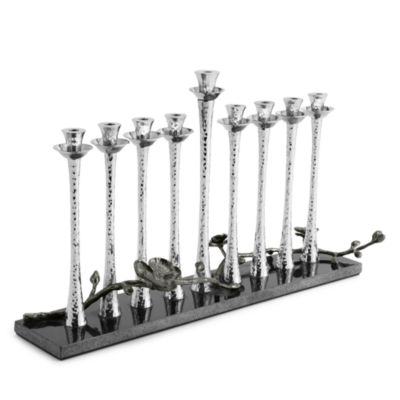 Black Orchid Menorah