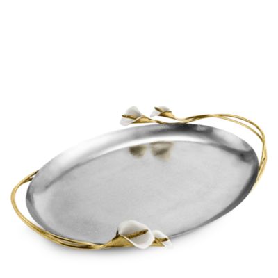 Calla Lily Oval Tray
