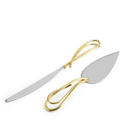 Calla Lily Cake Knife and Server Set 