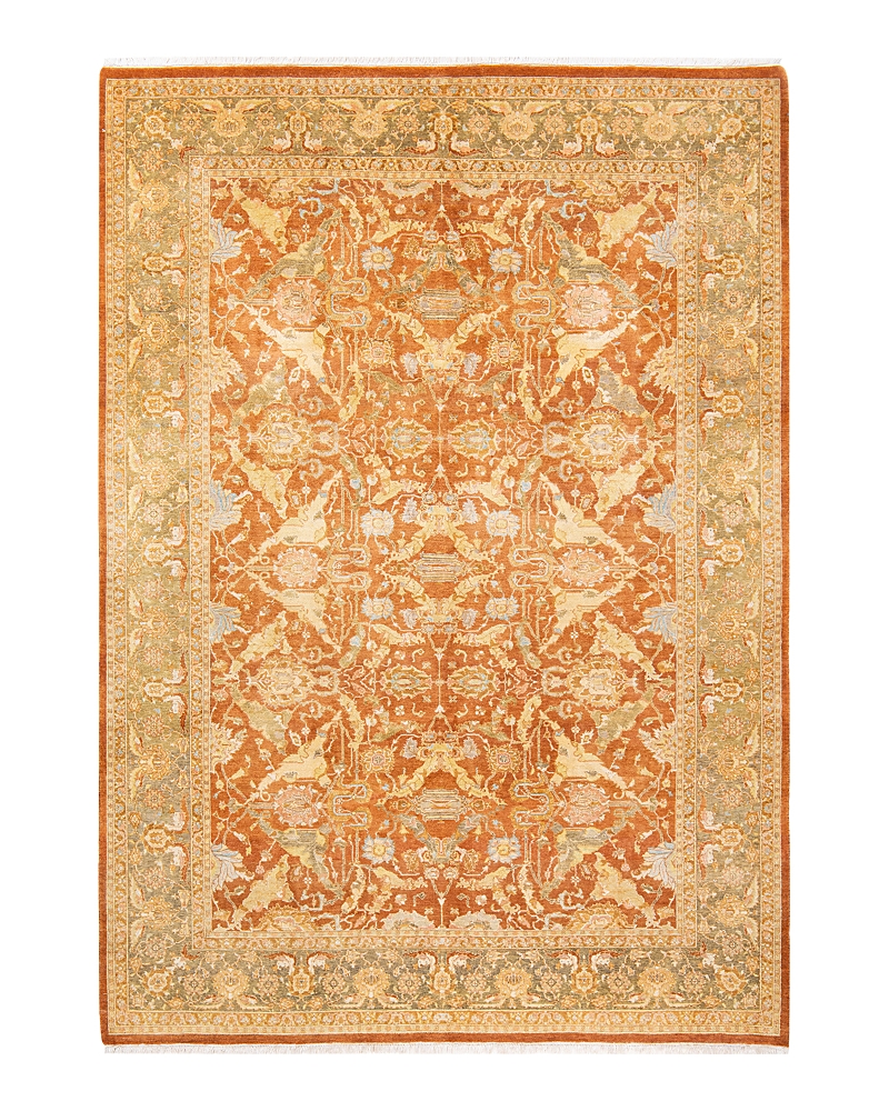 Adorn Handwoven Rugs Mogul M1521 6'4" x 8'10" Area Rug - Brown