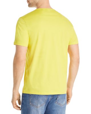 yellow and blue designer shirt