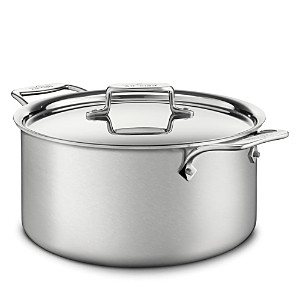 All-Clad D5 Stainless Brushed 8-Quart Stock Pot with Lid