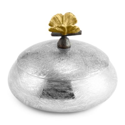 Michael Aram - Butterfly Ginkgo Round Trinket Box