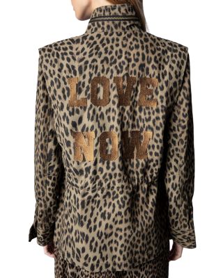 leopard spring coat