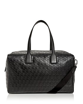 Salvatore Ferragamo - Travel Gancini Embossed Leather Duffel Bag