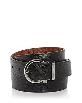 Ferragamo - Men's Radica Gancini Buckle Leather Belt