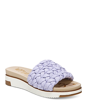 Sam Edelman Women's Ainslie Braided Sandals Women's Shoes In Lilac