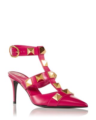 valentino rockstuds pink