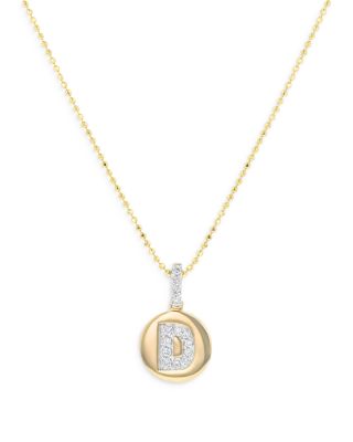 Bloomingdales initial necklace discount