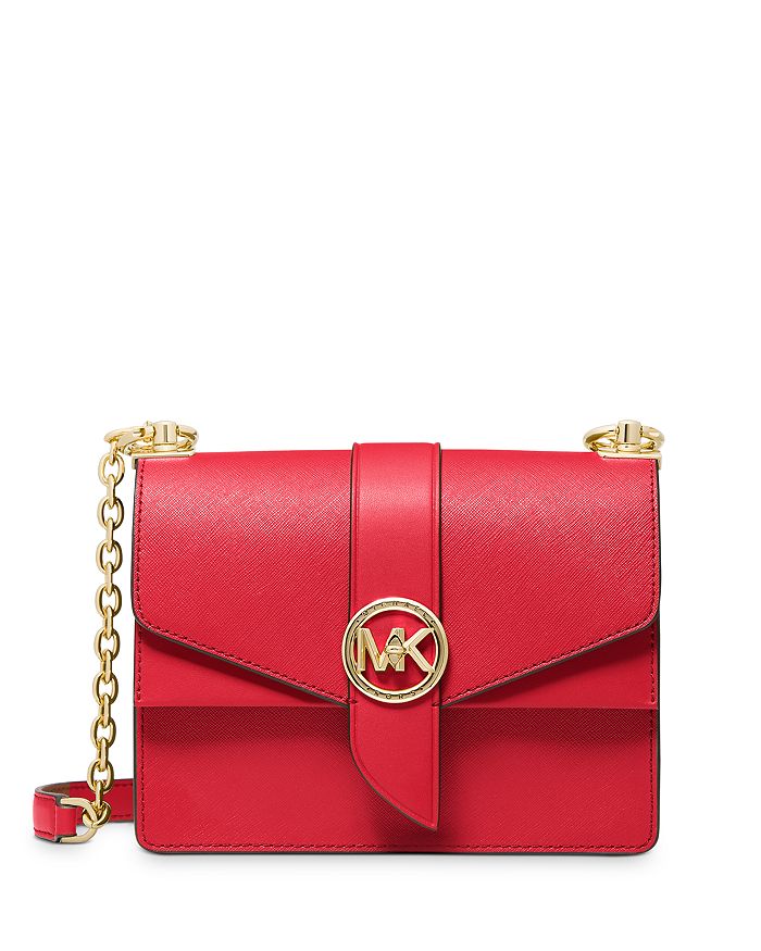 MICHAEL Michael Kors Greenwich Small Leather Convertible Crossbody |  Bloomingdale's