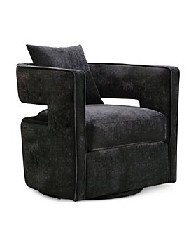 TOV Furniture - Kennedy Velvet Swivel Chair