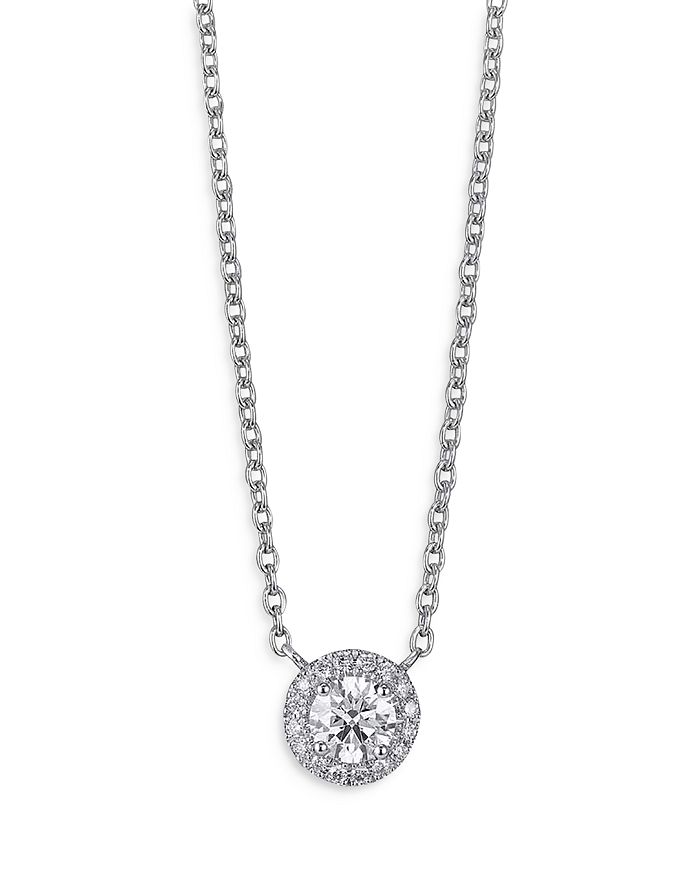 Lightbox Jewelry Lightbox Basics™ Lab Grown Diamond Halo Pendant