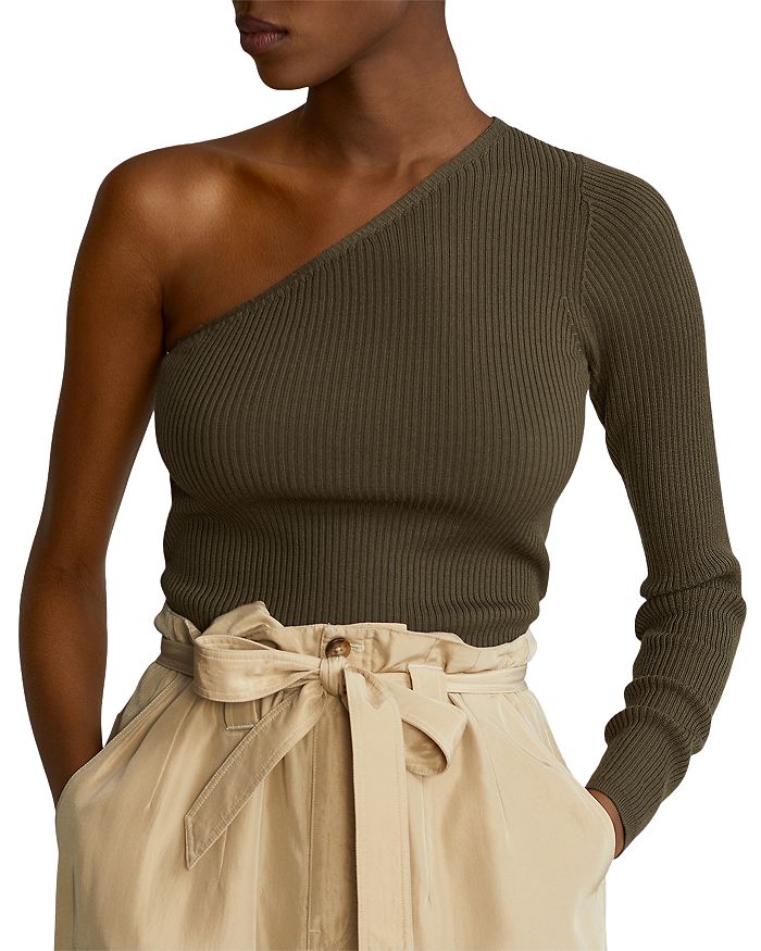 Ralph lauren one shoulder top deals