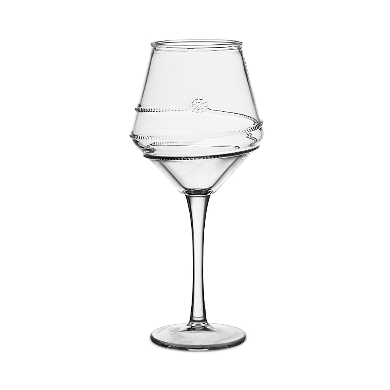 Juliska Amalia Clear Acrylic Wine Glass In Clear