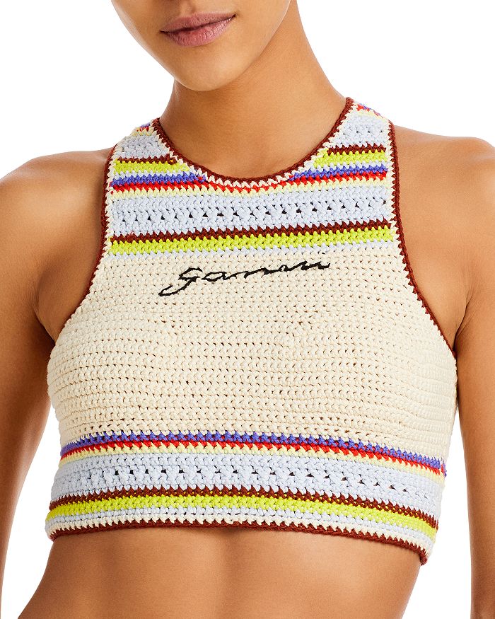 FARM Rio Rainbow Crochet Bikini Top