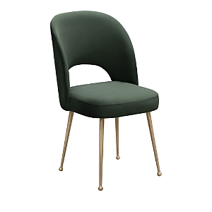 Tov Furniture Swell Velvet Chair In Forest Green