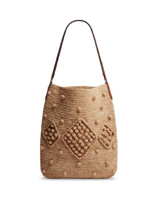 Gerard Darel - Josie Raffia & Leather Tote