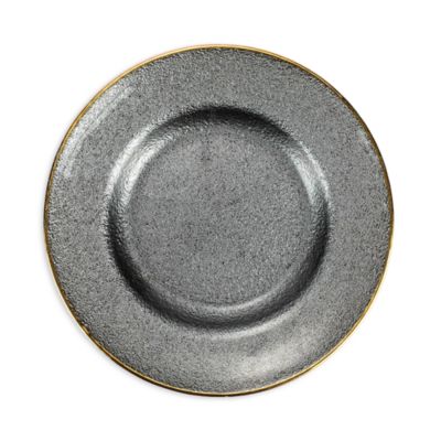 VIETRI - Metallic Glass Salad Plate