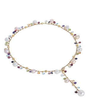 Marco Bicego 18K Yellow Gold Paradise Pearl Diamond, Mixed Gemstone and Cultured Freshwater Pearl Y 