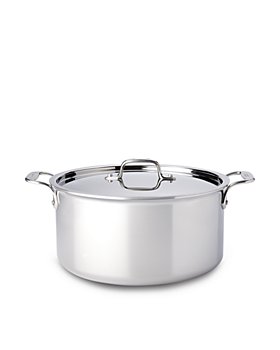 All-Clad - Stainless Steel 8-Quart Stock Pot with Lid