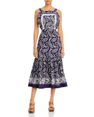 Sea Theodora Paisley Print Apron Dress | Bloomingdale 