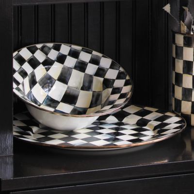 Courtly Check® Enamel Serving Platter  