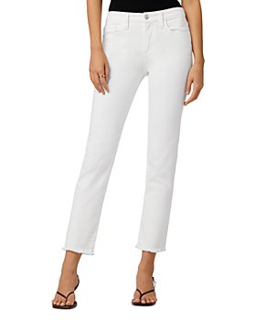 Joe's Jeans - The Lara Mid Rise Cigarette Ankle Jeans in White