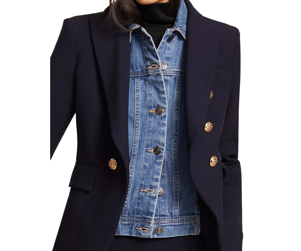 Veronica Beard Slate Dickey in Denim Blue