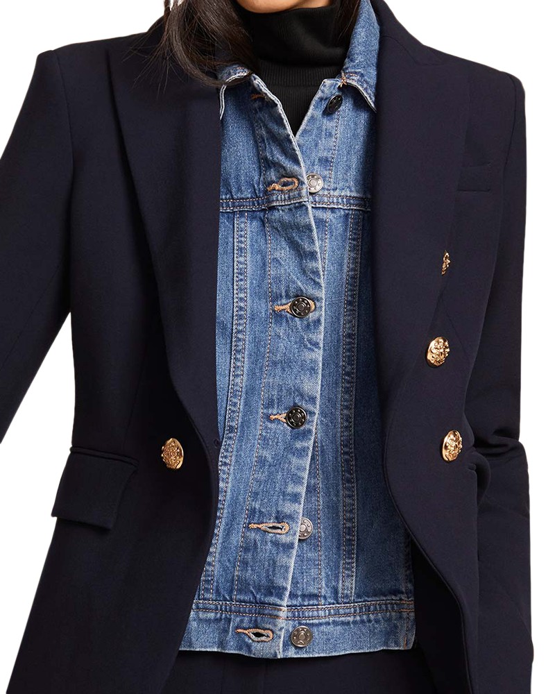 Veronica Beard Slate Dickey in Denim Blue