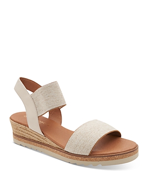ANDRE ASSOUS WOMEN'S NEVEAH STRETCH ESPADRILLE WEDGE SANDALS