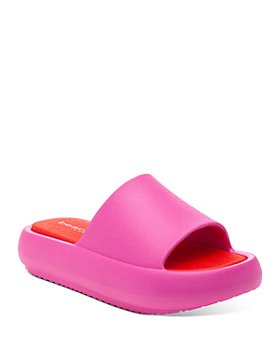 J/Slides - Women's Squish Platform Slide Sandals 