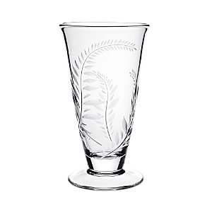 William Yeoward Crystal Jasmine Footed Vase, Medium 9 In Clear