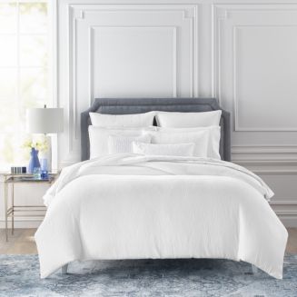 Sky Textured Matelasse Duvet Cover and Sham Set: Mineral Grey