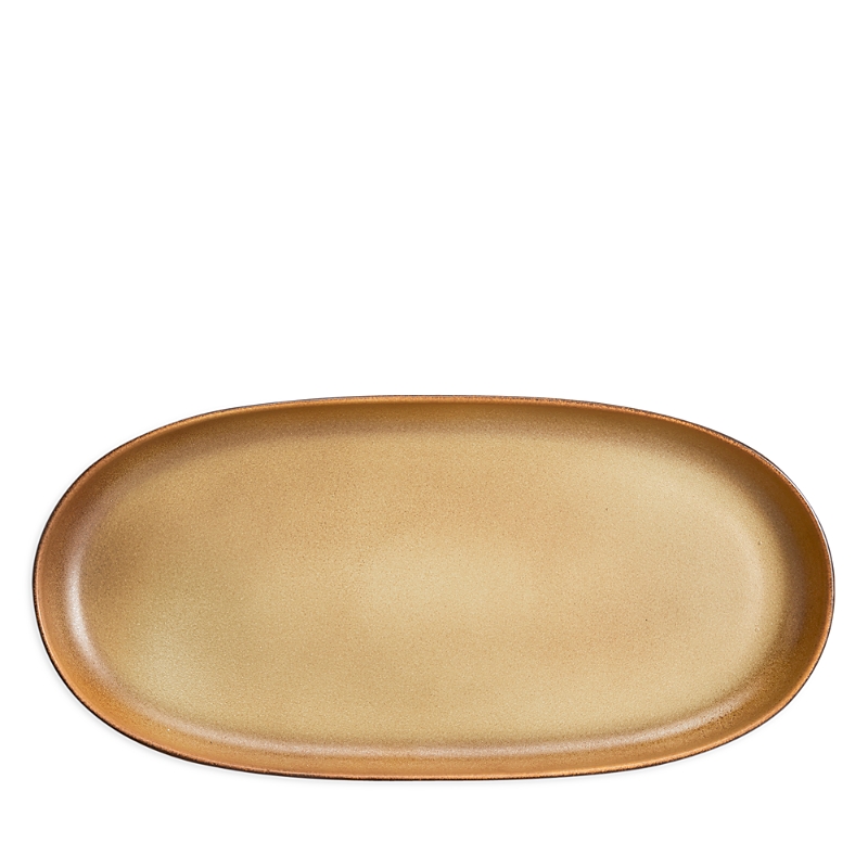 L'objet Terra Medium Oval Platter In Brown