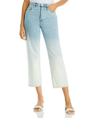 BLANKNYC High Rise Ankle Wide Leg Jeans 