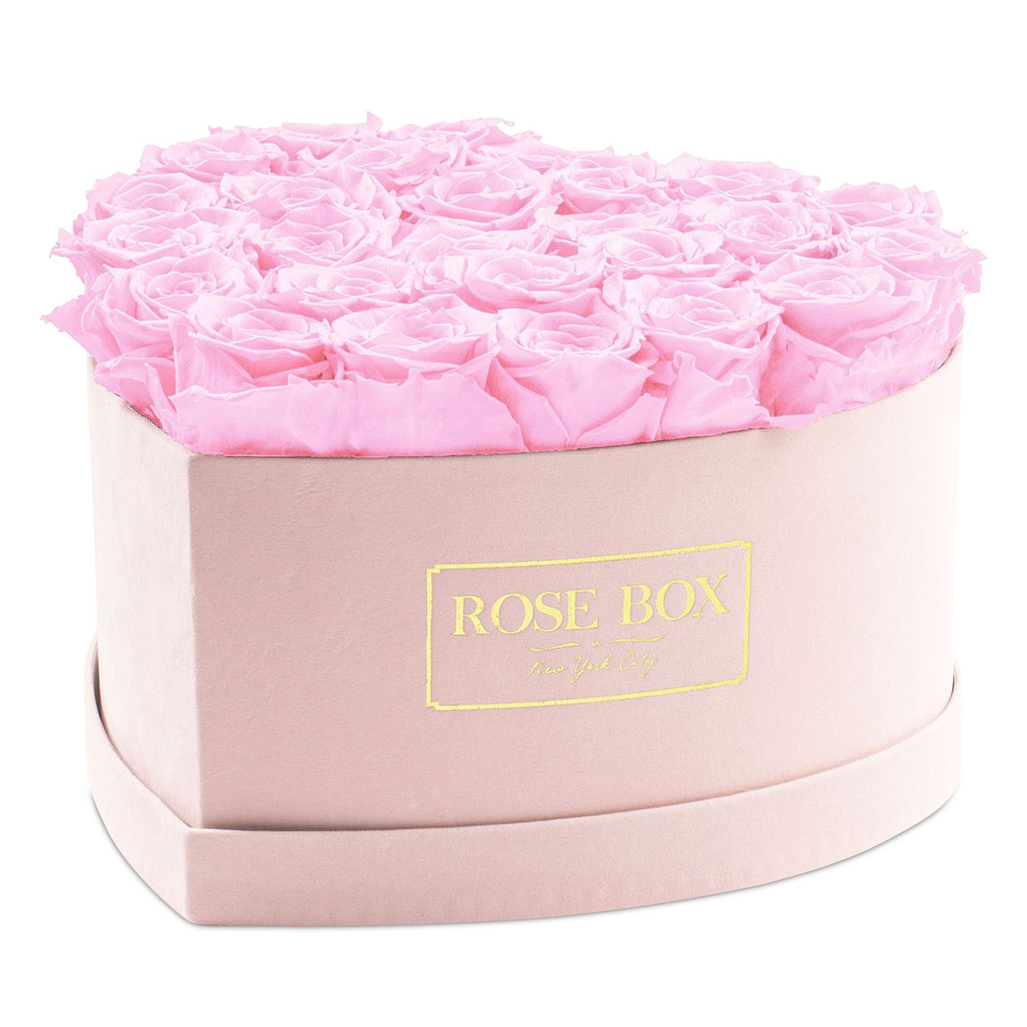 Rose Box NYC - Large Pink Heart Box