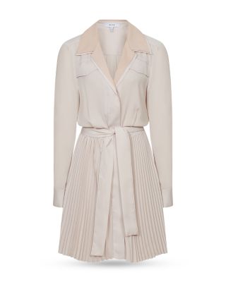 reiss alyana pleated dress REISS Alyana Pleated Flippy Dress
