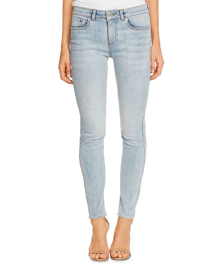 CeCe High Rise Skinny Jeans in Soft Blue | Bloomingdale's