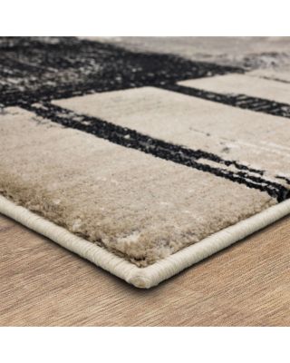 Epiphany Brush Strokes Area Rug, 5'3" x 7'10"