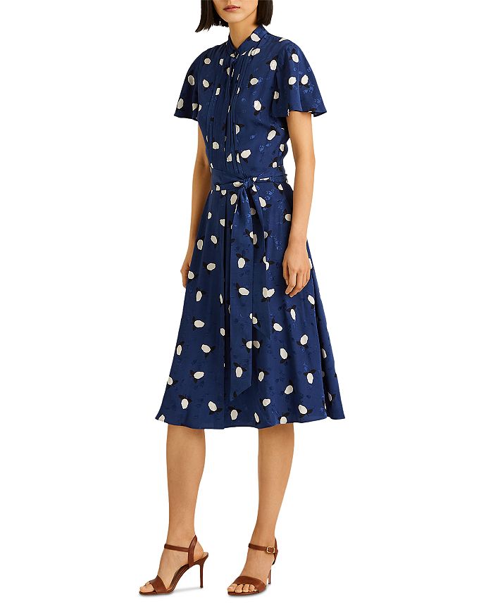 Ralph lauren floral jacquard dress new arrivals